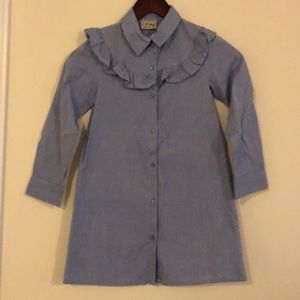 Girls Ruffle dress Size 7 years